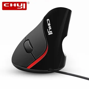 

CHYI Wired Ergonomic Vertical Mouse 1600 DPI Healthy Upright Gaming Mause 1600DPI USB Optical Computer Mice For Laptop PC Gamer