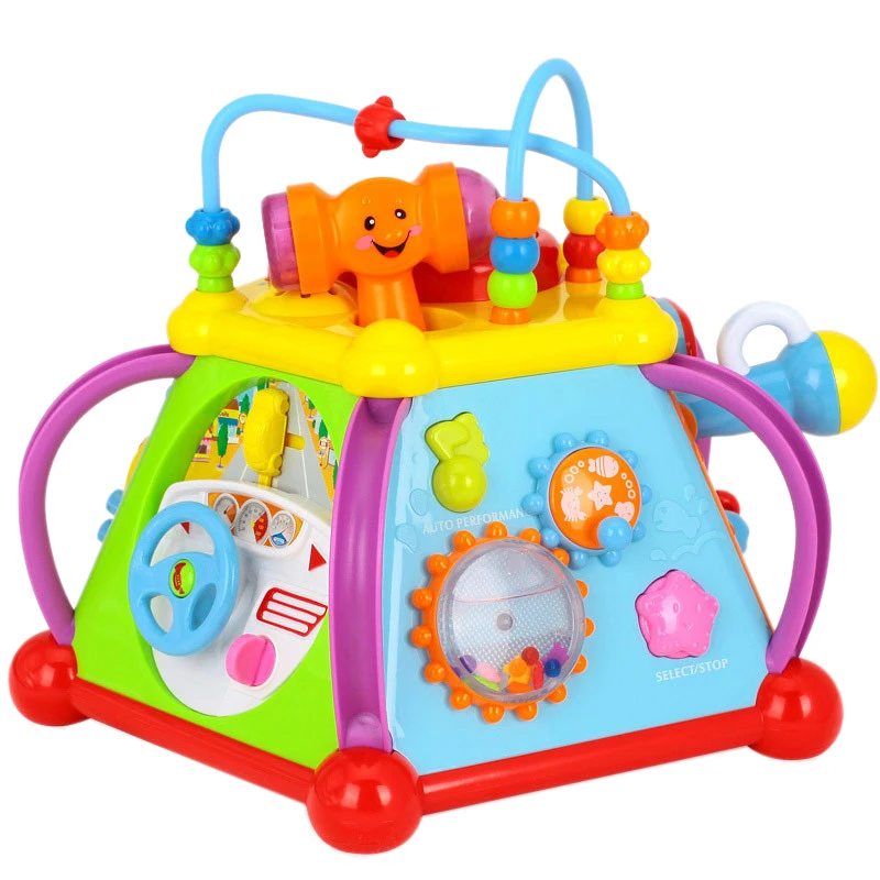 

Baby Musical Toys Children'S Happy Little World Learning Educational Game Toys Baby Learning Multi-Purpose Puzzle Game Suitabl