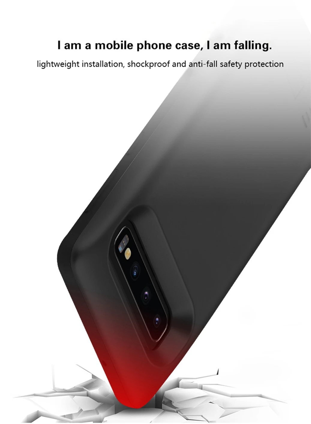 Чехол для зарядного устройства 5000 мАч чехол аккумулятора samsung Galaxy S10e S10 Plus внешний