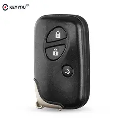 KEYYOU для Lexus GS250 GS350 ES350 GS430 RX350 LX570 IS250 IS350 3 2 + 1 кнопки Smart Remote Key ключа автомобиля чехол Fob