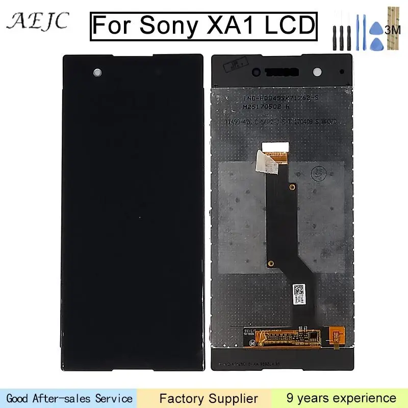 

5.0" For Sony Xperia XA1 G3121 G3123 G3125 G3112 LCD Display Touch Screen Digitizer Assembly For Sony XA1 Touch Screen