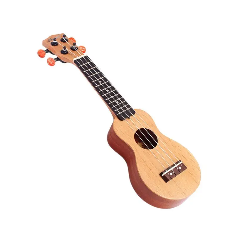 

17 inch 12 Frets Red pine Ukulele Mini Guitar Uku 4 Strings Hawaiian Guitar Musical Instruments For Kids Unisex Beginners Party