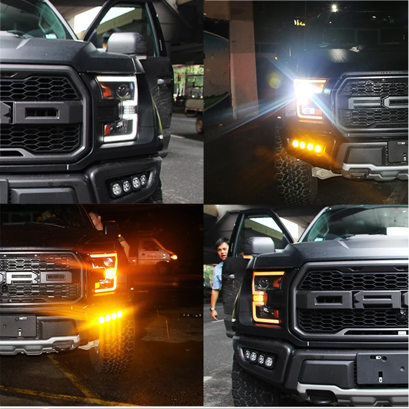 ROADOT для Ford F150 Raptor 2015 2016 модель автомобиля DRL Trun сигнал Bullbs Автомобильные фары