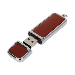 Ручка привода емкость брелок кожаный флеш-диск USB 2,0 Флешка карта памяти U флэш-накопитель подарок