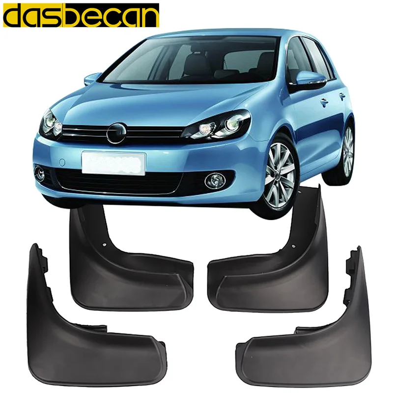 Dasbecan Автомобильные Брызговики для VW Golf 6 2008 2013 крыло аксессуары брызговик панели