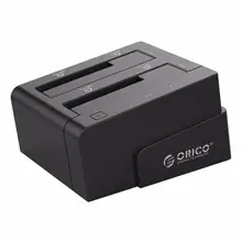 Orico 6628Us3-C 3,5 дюймов Dual Bay Usb 3,0 на SATA HDD SSD корпус док-станция жесткий диск инструмент Бесплатный Дубликатор 16 ТБ с Offli