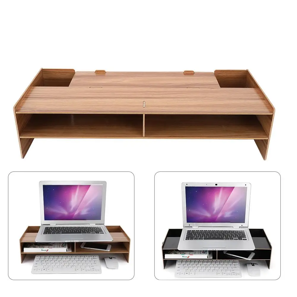 

Monitor Stand Notebook Computer Desktop Laptop Shelf Desk Table Bracket Holder Storage Rack