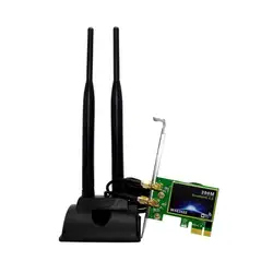 WAE3422 двухдиапазонный 2,4 г/5 г wifi 300 Мбит/с PCI-E беспроводной Bluetooth сетевой адаптер с антенной Bluetooth 4,0 AP трансмиссия