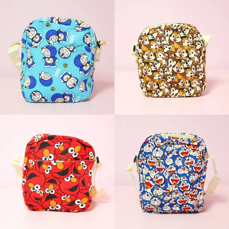 

20cm kawaii anime Doraemon Chip 'n' Dale Children Girl Kids Mini soft plush Bag Fashion Shoulder plush Bag plush Purse for gifts