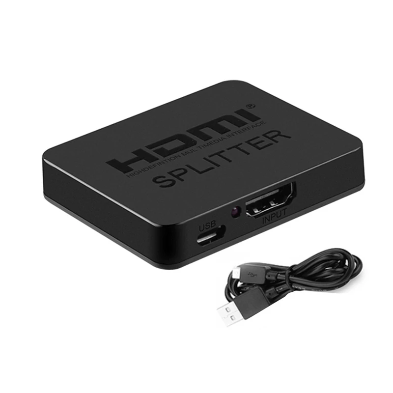 Trumsoon HDMI Splitter 1 in 2 Out 4K 1080P 3D Dual Display 1X2 HDMI Switcher for TV-box PS3 PC Projector TV Trumsoon HDMI Splitter 1 in 2 Out 4K 1080P 3D Dual Display 1X2 HDMI Switcher for TV-box PS3 PC Projector TV