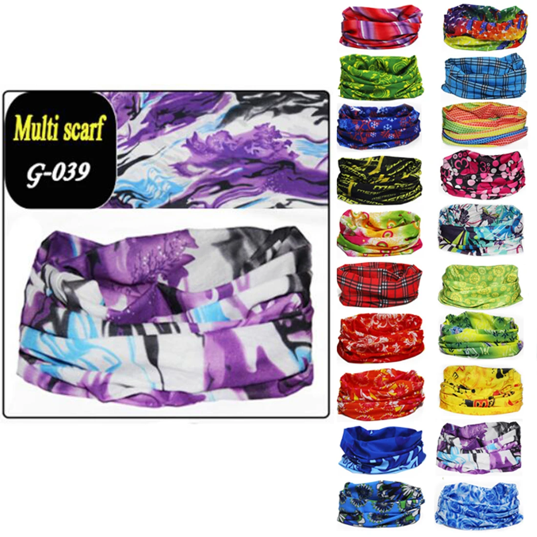 Best Outdoor Sports Neck Warmer Headband Riding Face Mask Head Scarf Cycling Bike Bicycle Scarves Bandana Turban Pirat HAT