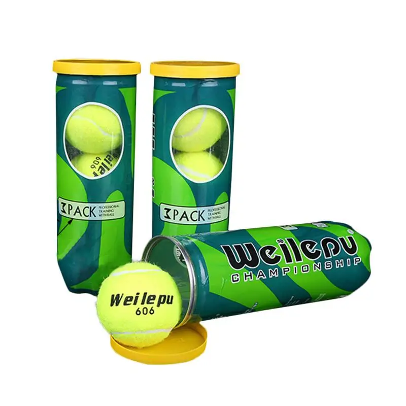 3 шт зеленый Advanced резиновый теннисный мяч Высокопрочный Прочный теннисный мяч практике для школы конкурс тренировочные упражнения