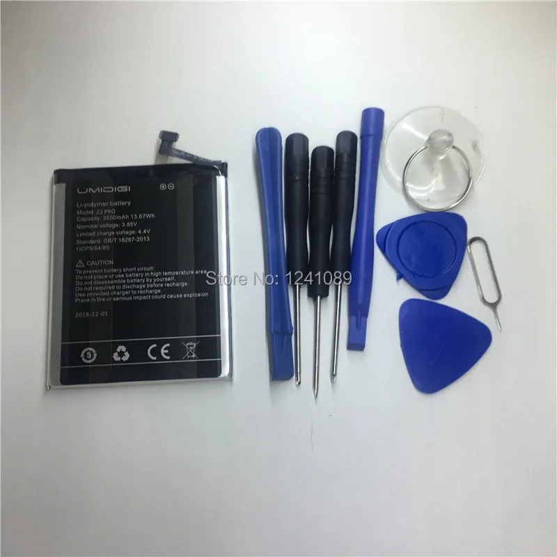 Mobile phone battery for UMIDIGI Z2 Pro battery 3550mAh Gift dismantling tool 6.2inch P60 for UMIDIGI Z2 Pro battery Mobile phone battery for UMIDIGI Z2 Pro battery 3550mAh Gift dismantling tool 6.2inch P60 for UMIDIGI Z2 Pro battery