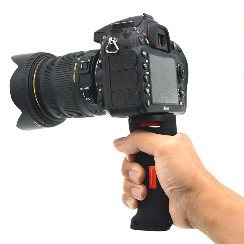 Широкая платформа Пистолетная ручка камеры с 1/4, дюймовый винт для SLR DSLR DC Canon Nikon sony iPhone Xiaomi смартфон