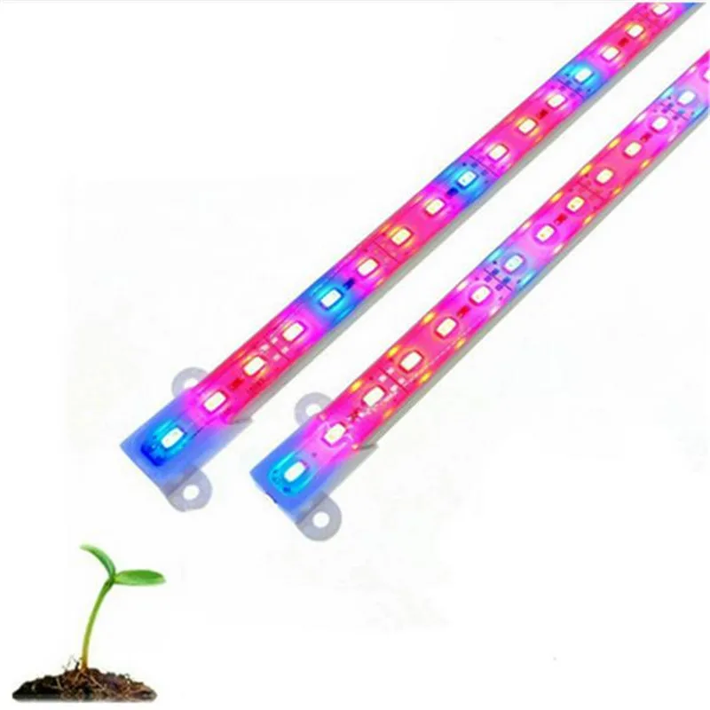 

CLAITE 1pcs 5pcs 10pcs DC12V 6W 0.5m 5730 SMD Red Blue Grow Light Rigid Strip IP65 Waterproof Plant Greenhouse Bar Light