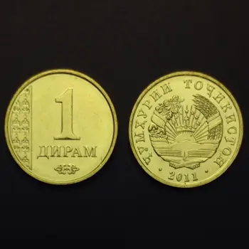 

Tajikistan Single Coin, 1 diram, 2011, KM#35, UNC, Uncirculated, Collection, Gift, 100% Real Original Genuine Asian Coins