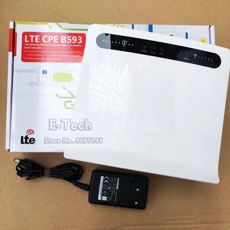Huawei b593 12 100 Мбит/с Беспроводной маршрутизатор 4G LTE CPE шлюз Мбит Мобильный Wi Fi Hotspot с