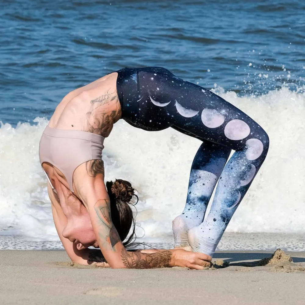 

Women's Yoga Pants Leggings Fitness Mandala Push Up Tight Wear Ins Gym Training Sport Running Leggings Elastic Slim Pants