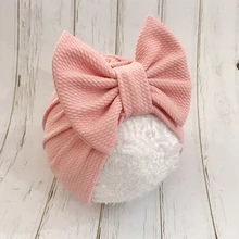 Весенние милые маленькие девочки бантом плода Кепки Твердые Упругие с бантом сладкий шляпа для до 3 лет Для детей