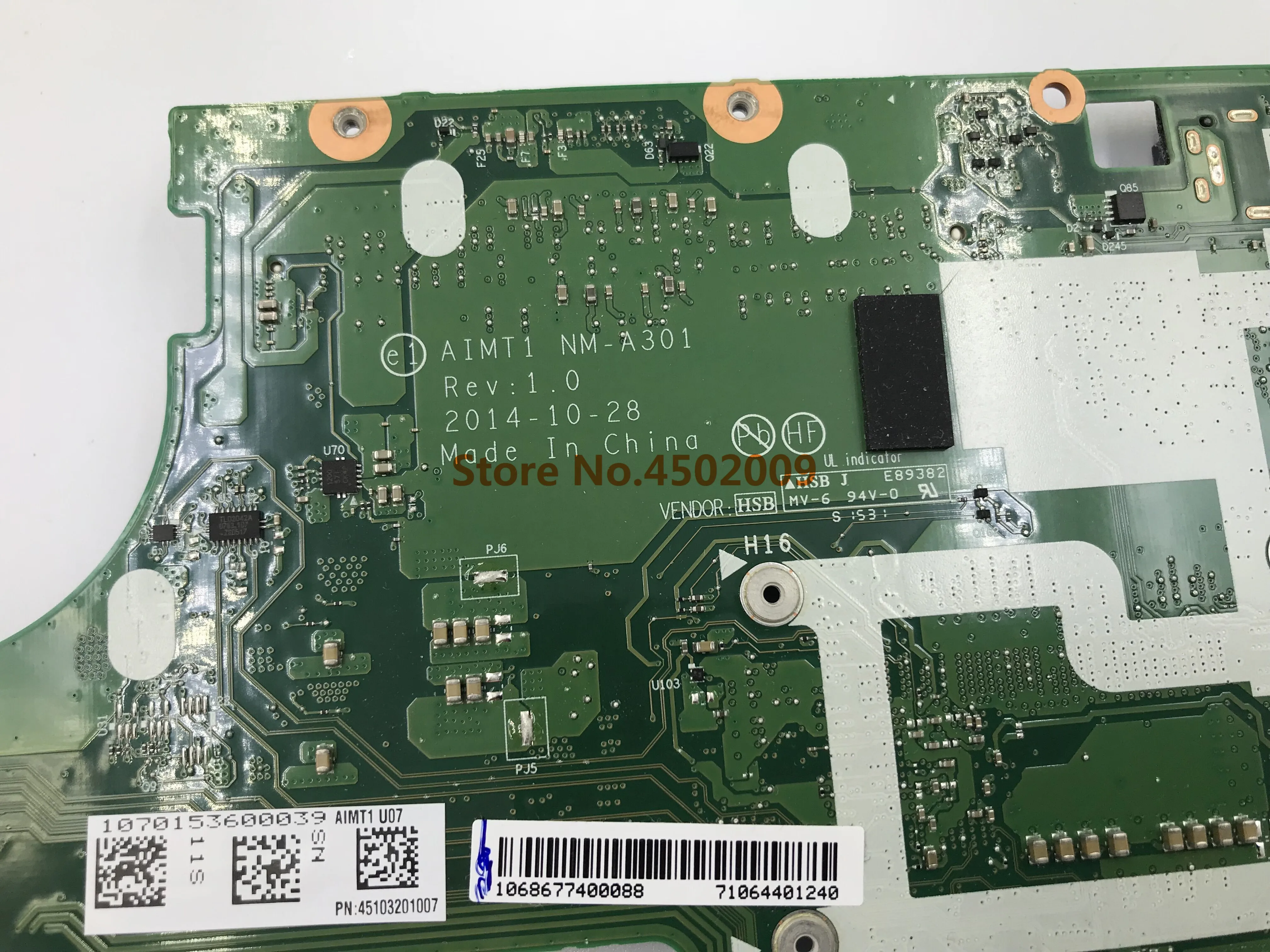 LENOVO ThinkPad T450s MotherBoard i7-5600u FRU 00HT756 NM-A301