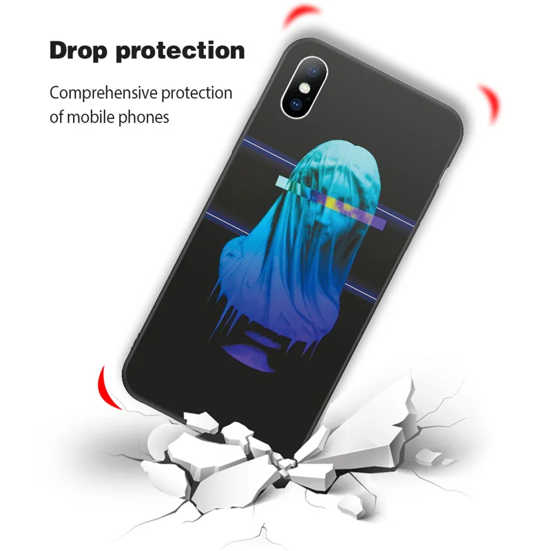 Чехол Ottwn Art с абстрактным рисунком статуи для iPhone 11 Pro Max 7 8 6 6s Plus 5 5S SE X XR XS Max мягкий чехол для телефона TPU задняя крышка Coque Capa