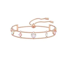 Браслет Романтический очаровательный двухслойный розовый цвет в форме сердца женские заводские ювелирные изделия бохо