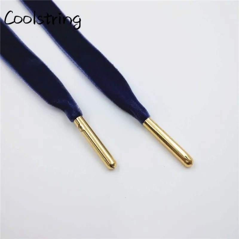 

Coolstring 60-180cm Length 1.27 Cm Width Velvet Surface Shoelaces Women Men Black White Colorful Sports Casual Boots Shoes Laces