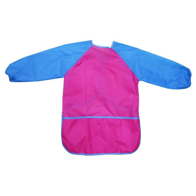 

Children Kids Long Sleeved Art Smock Cooking School Craft Painting Drawing Apron