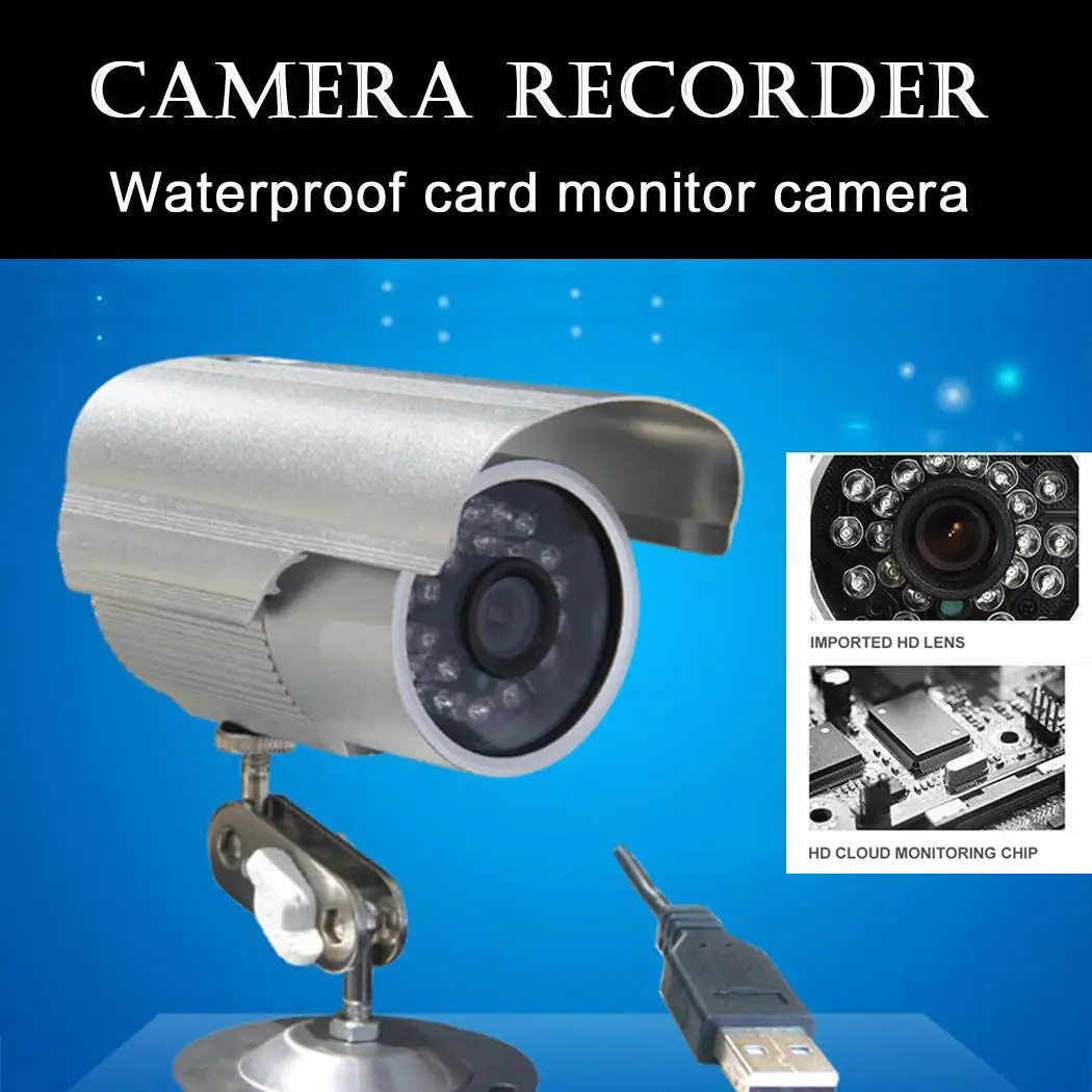 

Fake Bullet CCTV Surveillance System Dummy Security Camera IR Night Vision