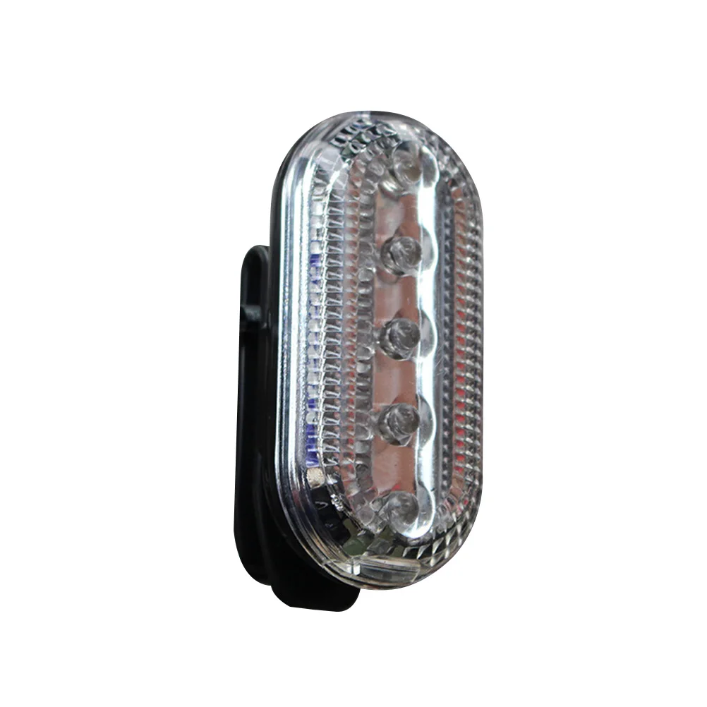 1 pc Warning Flashing Light 5-LED Surface Mount Emergency Lights For MTB Night Walkers Bicycles Runners Warning Lights