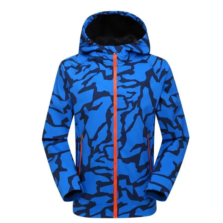 

Outdoor Waterproof Softshell Men Camouflage Windproof Camping Hiking Mountain Jacket Windbreaker Men Fleece Jacket