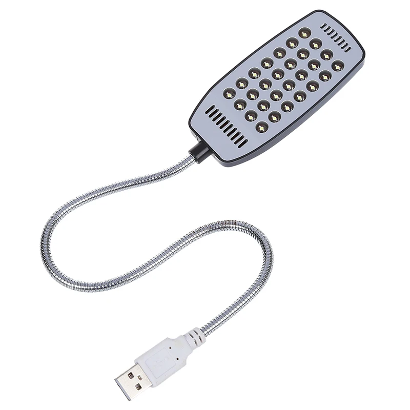 Новый Гибкий Яркий Мини 28 светодиодный USB светильник компьютерная лампа для