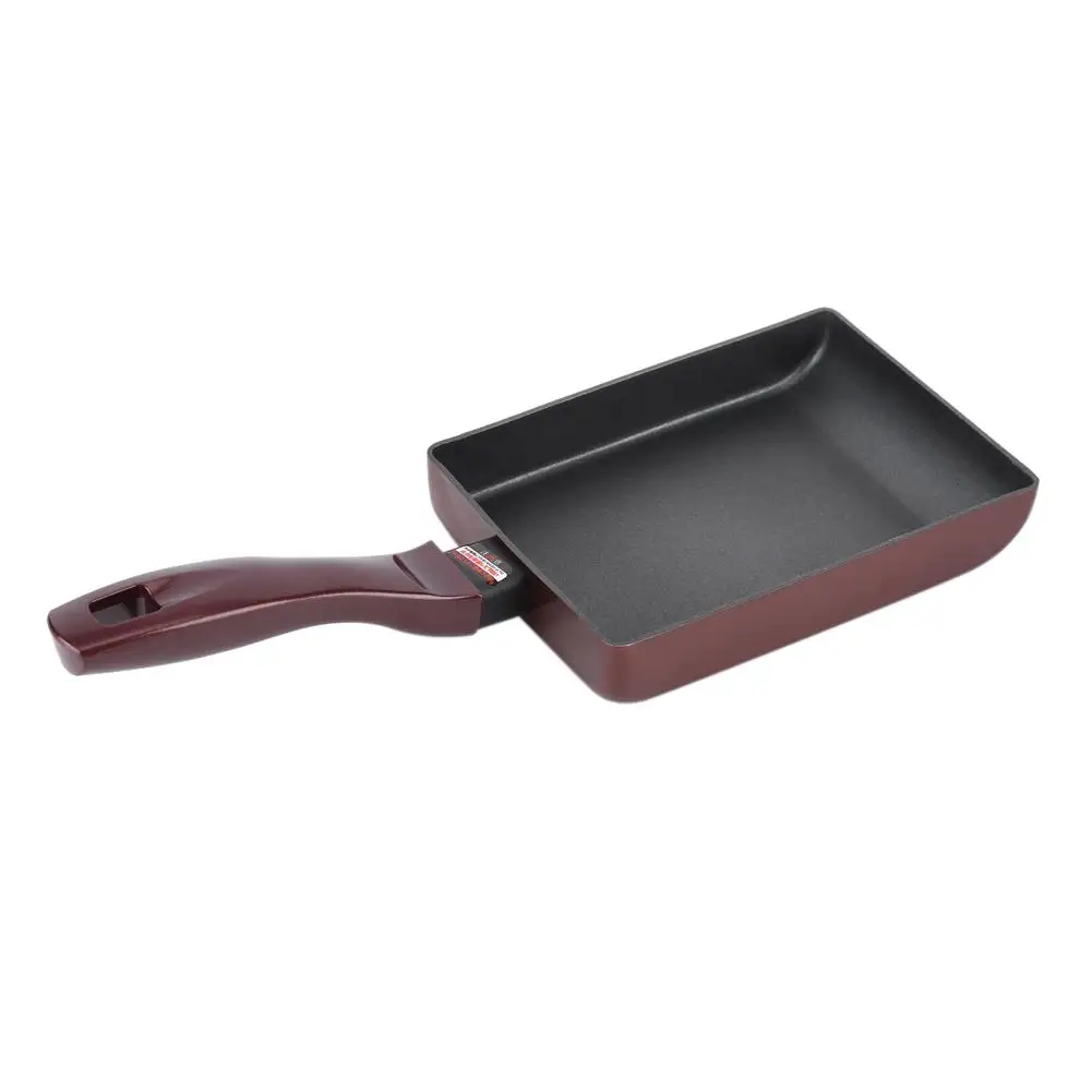 Nonstick Frying Pan Aluminium Egg Cooking With Silicone Handle Easily Fry Your Omelette Meat Vegetables Pot | Дом и сад