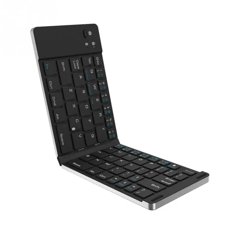 

Folding Portable Universal Wireless Bluetooth 3.0 Keyboard for New iPad 9.7 2018 Foldable Small Keyboard for IOS System