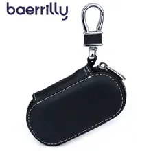 Мода Натуральная кожа Ключи кошельки для мужчин и женщин ключница ключи Организатор брелок на молнии чехол для ключей маленький кошелек портмоне