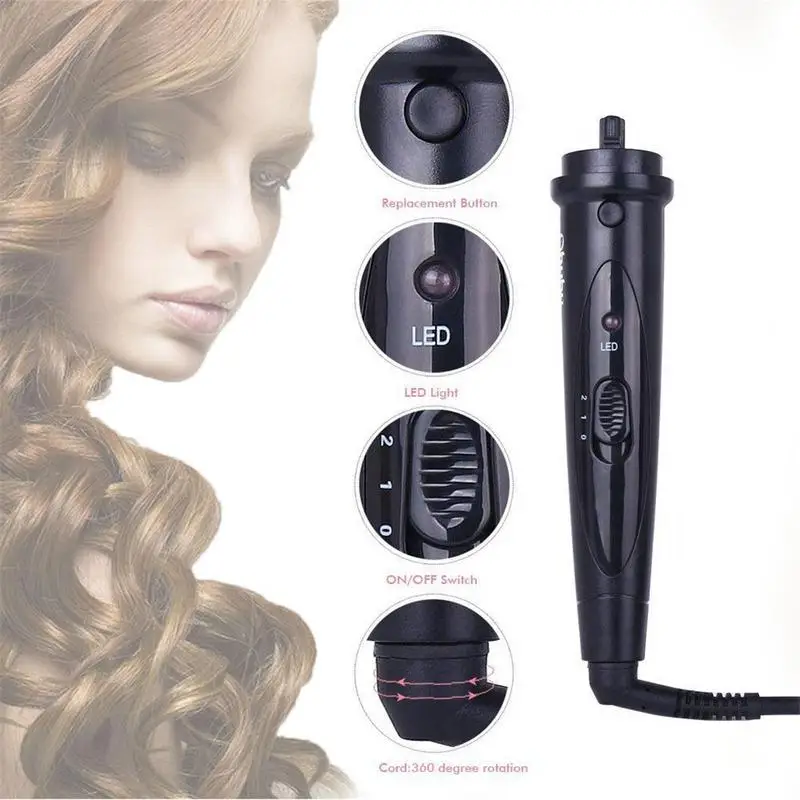 

Six-in-one Replaceable Head Curler Set Interchangeable Ceramic Coating For Easy Use Of Hairdressing Tools Multi-function