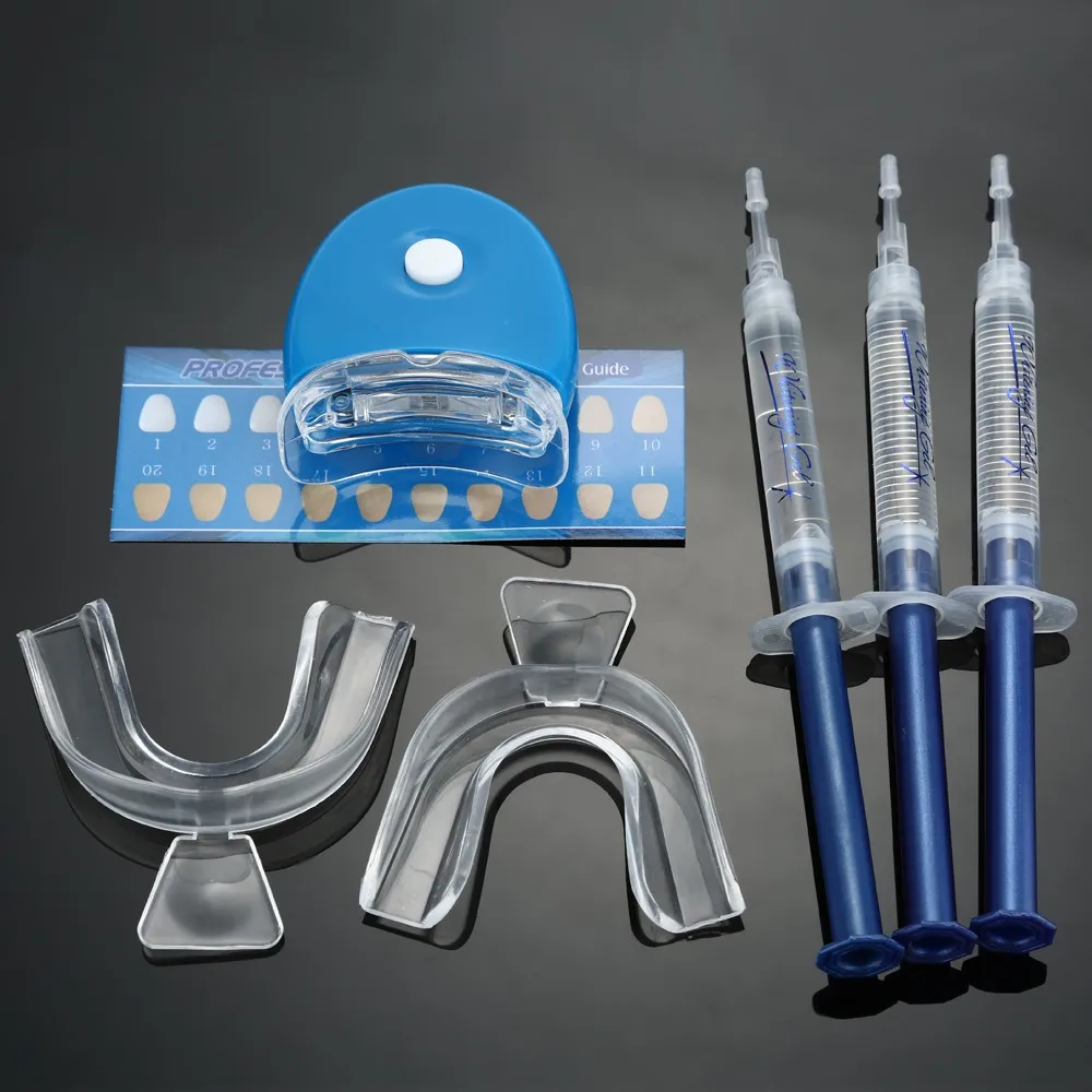 Bleaching System Tooth Whitener Whitening Gel Dental Trays Care Home Kit Teeth Tools | Красота и - Цена: 