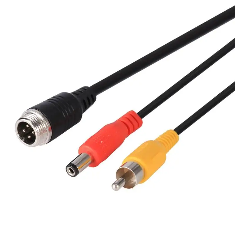 4Pin авиационная головка мужской/женский к RCA Мужской DC удлинитель адаптер