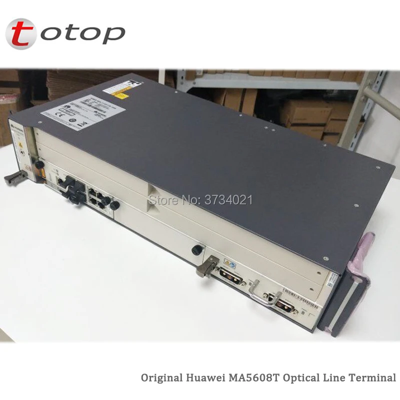 

Original Huawei MA5608T GPON or EPON OLT, 2 MCUD control board, MPWD Power Board and one 16 ports GPFD B+ C+ C++
