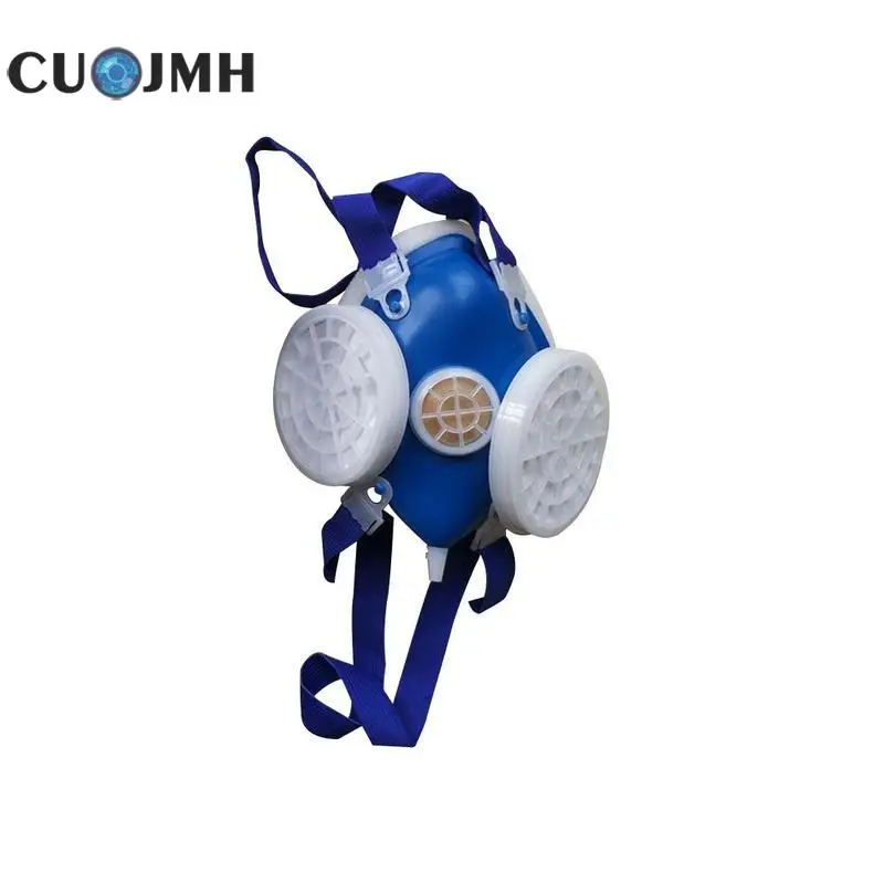 

Rubber Anti-Particulate Masks Dust Masks Head-Mounted Use for Spray Painting Dust-Proof Cleaning
