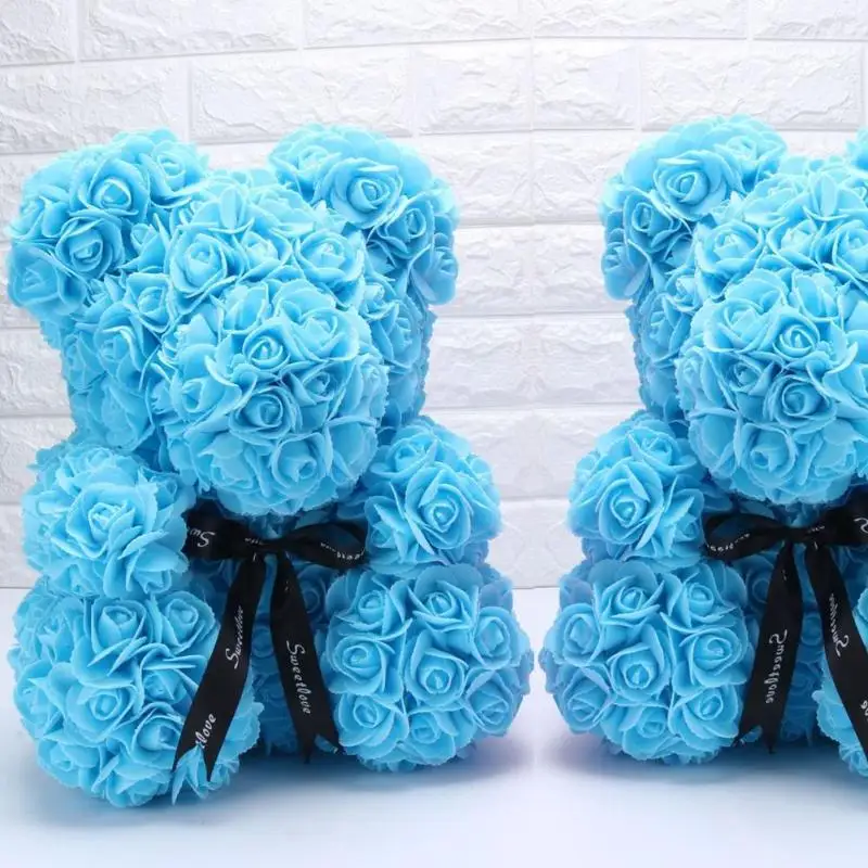 

Romantic Rose Bear Doll Wedding Bedroom Decoration Birthday Anniversary Gifts 6 styles for Girl friend Lovely Kids Bear Toy