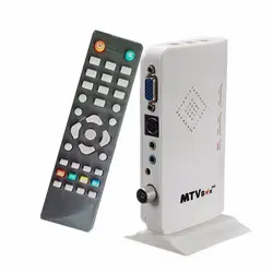 VGA tv Box lcd Внешняя PC tv Box Цифровая программа приемник тюнер преобразователь ТВЧ-сигналов с пультом дистанционного управления