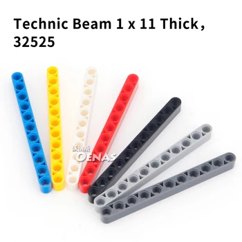 

Moc 32525 Technic Beam 1 x 11 Holes Thick compatible Particles education DIY building block brick parts 25pcs/set kids toys gift