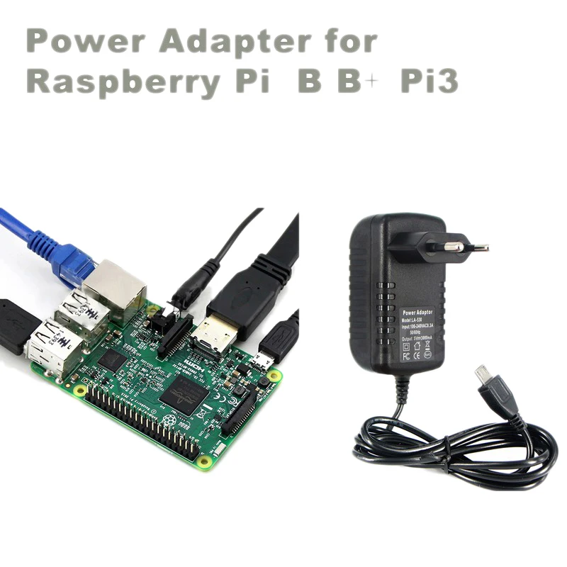 5V3A 5V/3A Raspberry PI 3 Model B + плюс Мощность адаптер вкл/выкл кнопка Питание Зарядное