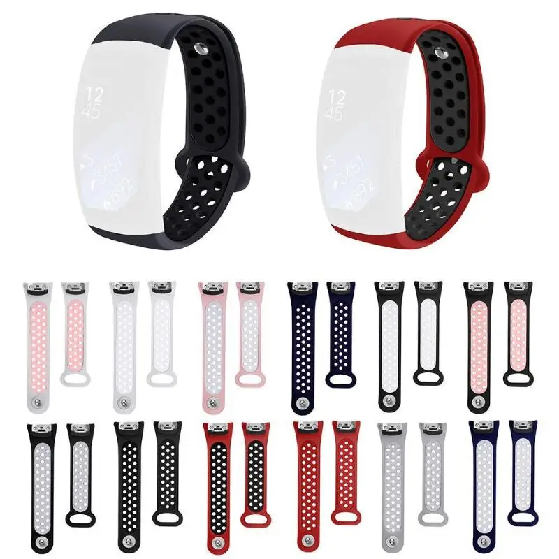 

Silicone Porous Breathable Watch Band Strap for Samsung Gear Fit2/Fit2 Pro