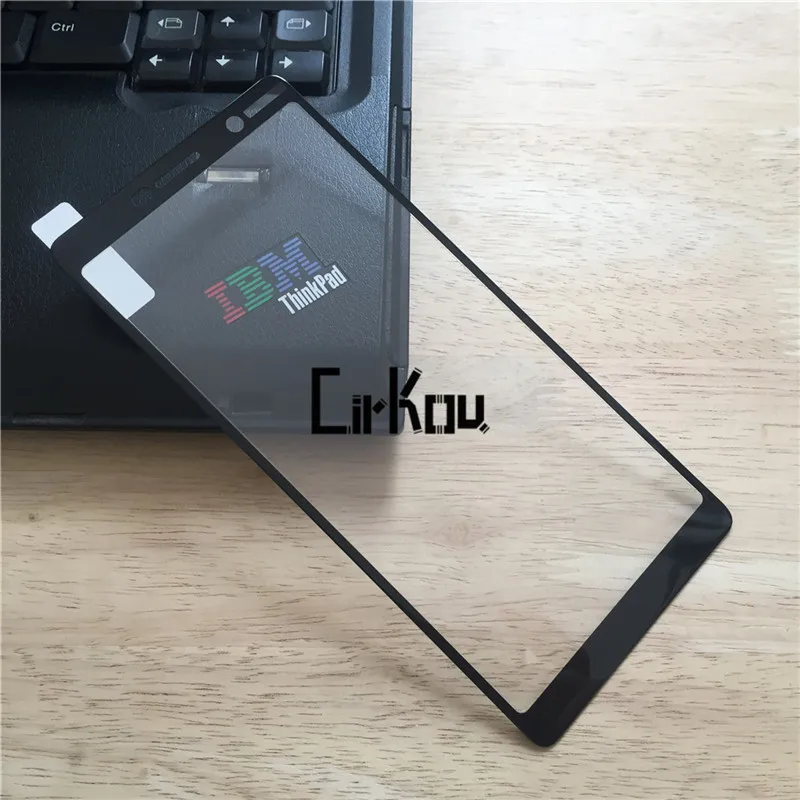 Для Nokia 7 Plus Полный AB Клей полное покрытие 2.5D Arc Edge 0 33 мм 9Н Твердость 100% Закаленное