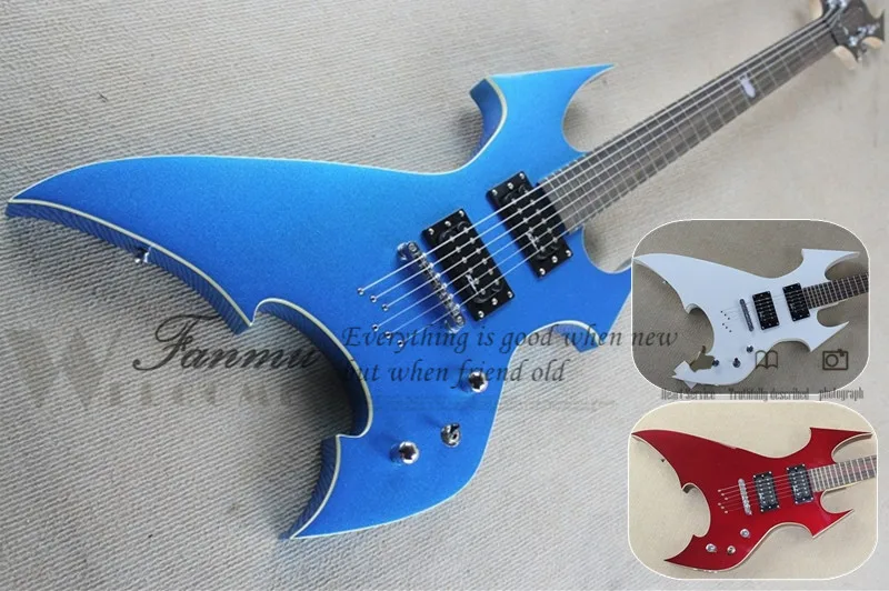 Factory Wholesale B.C.Rich Unusual Shaped Electric Guitar with Fixed