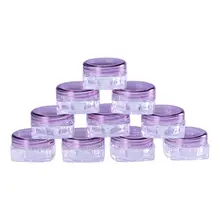 10 шт. 3g мини портативная бутылка квадратная основа пустая дорожная бутылка для лица крем контур для лица лосьон