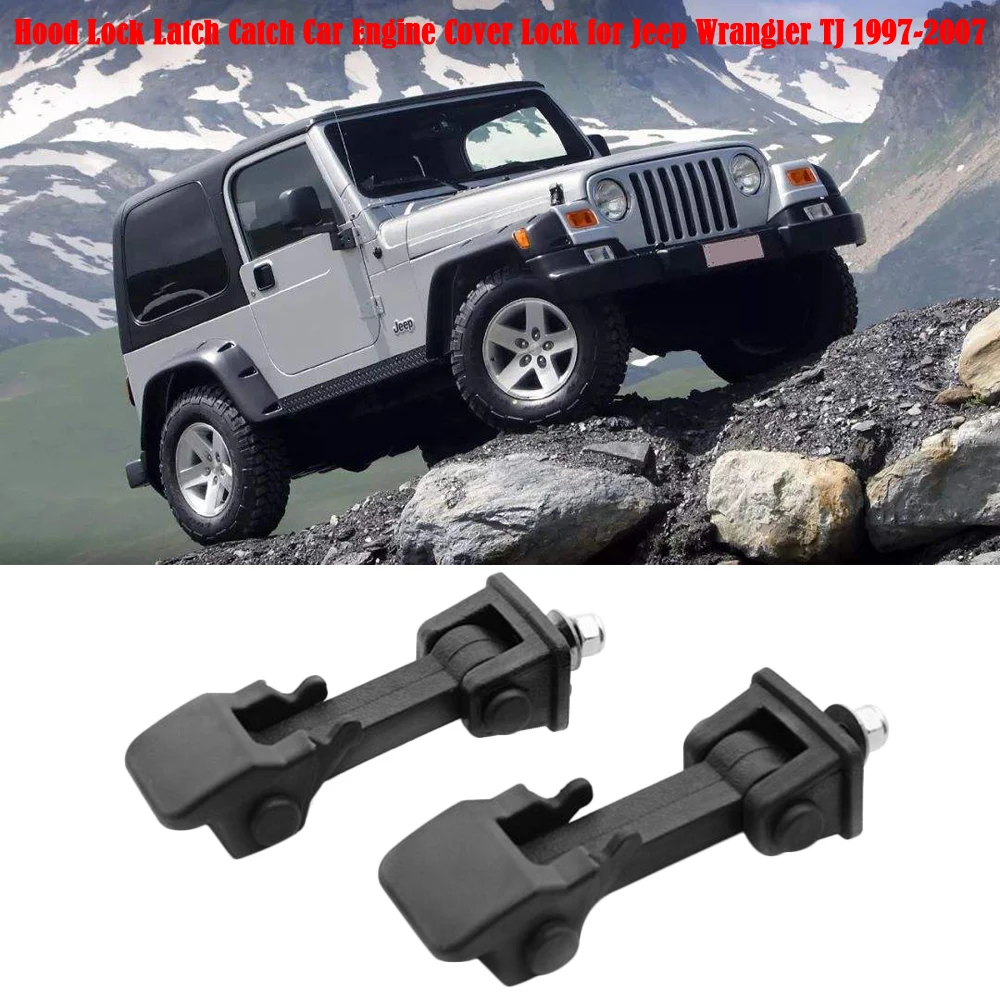 Автомобильная защелка замка крышки для Jeep Wrangler TJ 1997 2007 автомобильные
