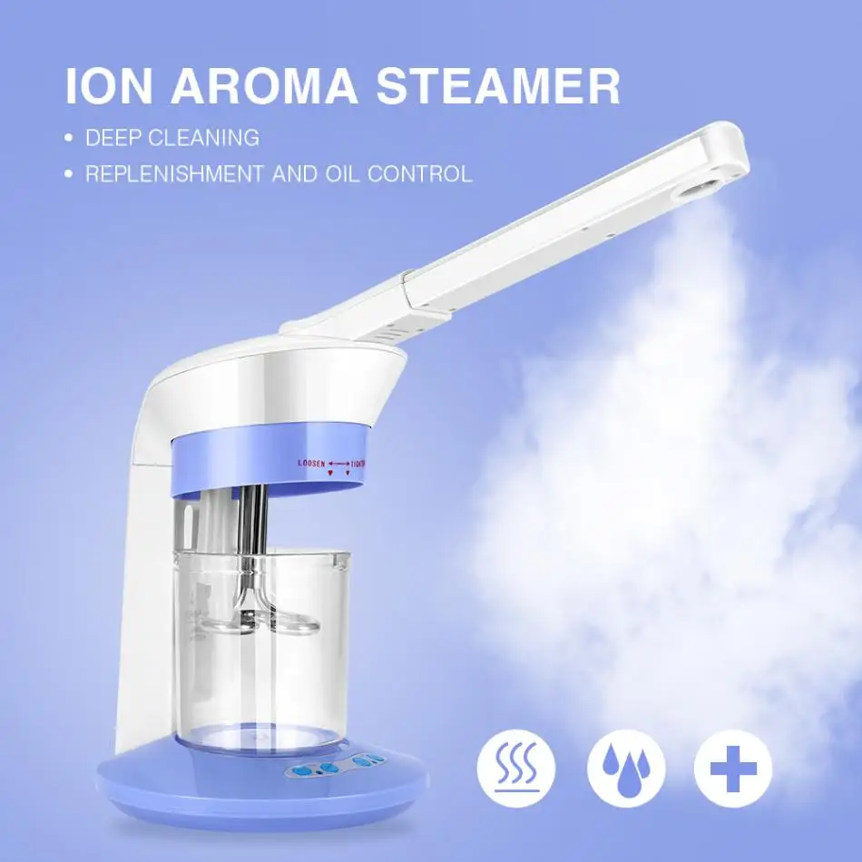 

2 In 1 Vaporizer Face Sauna Spa Facial Steamer Professional Ion Vapour Steamer Family Humidifier Skin Care Tool Hot